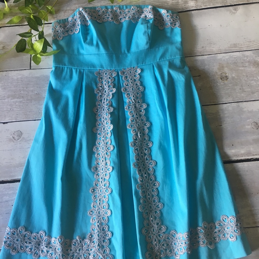 Lily Pulitzer Shorely Blue Betsey Dress